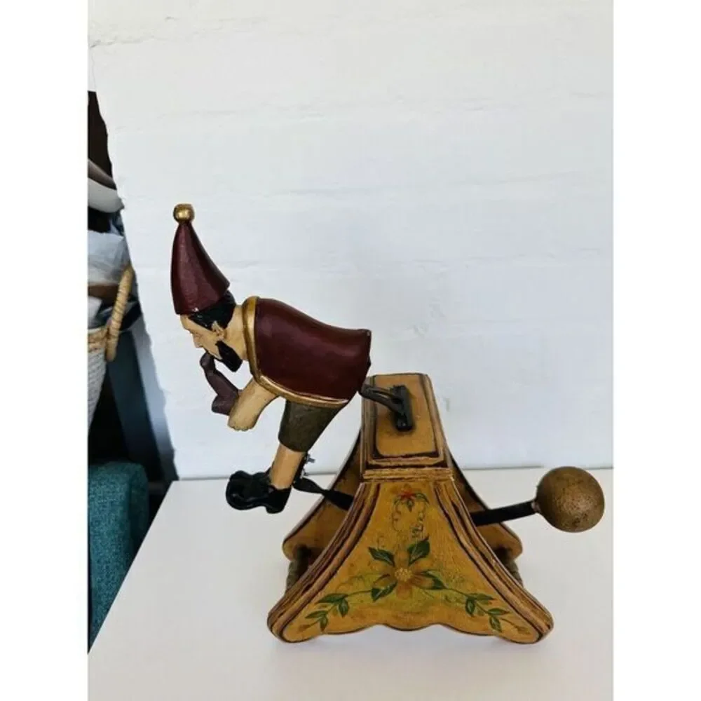 Vintage Wooden Elf Balance Carve See Photos. Pre-own‎